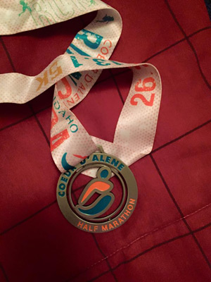 Coeur d'Alene 2015 Medal